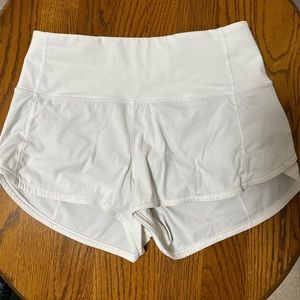 White Lululemon Shorts
